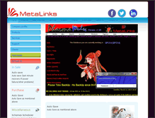 Tablet Screenshot of metalinkssoftware.com